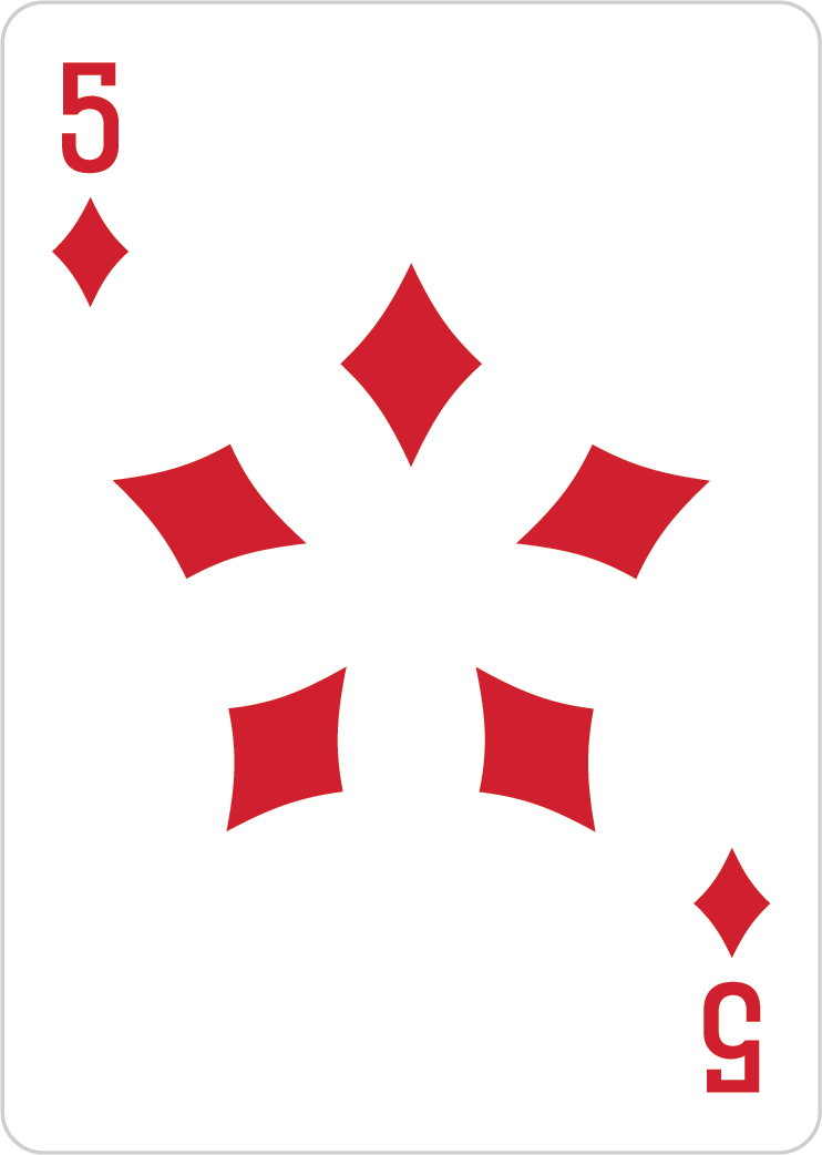 5 of diamonds card