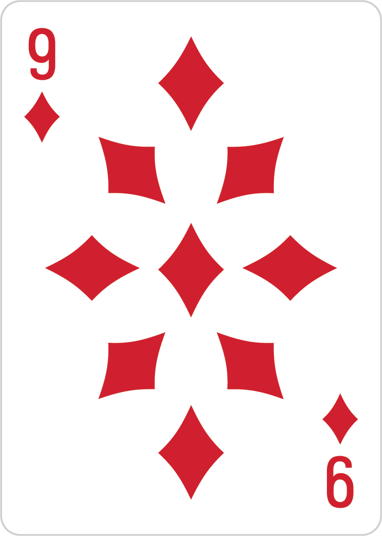 9 of diamonds card