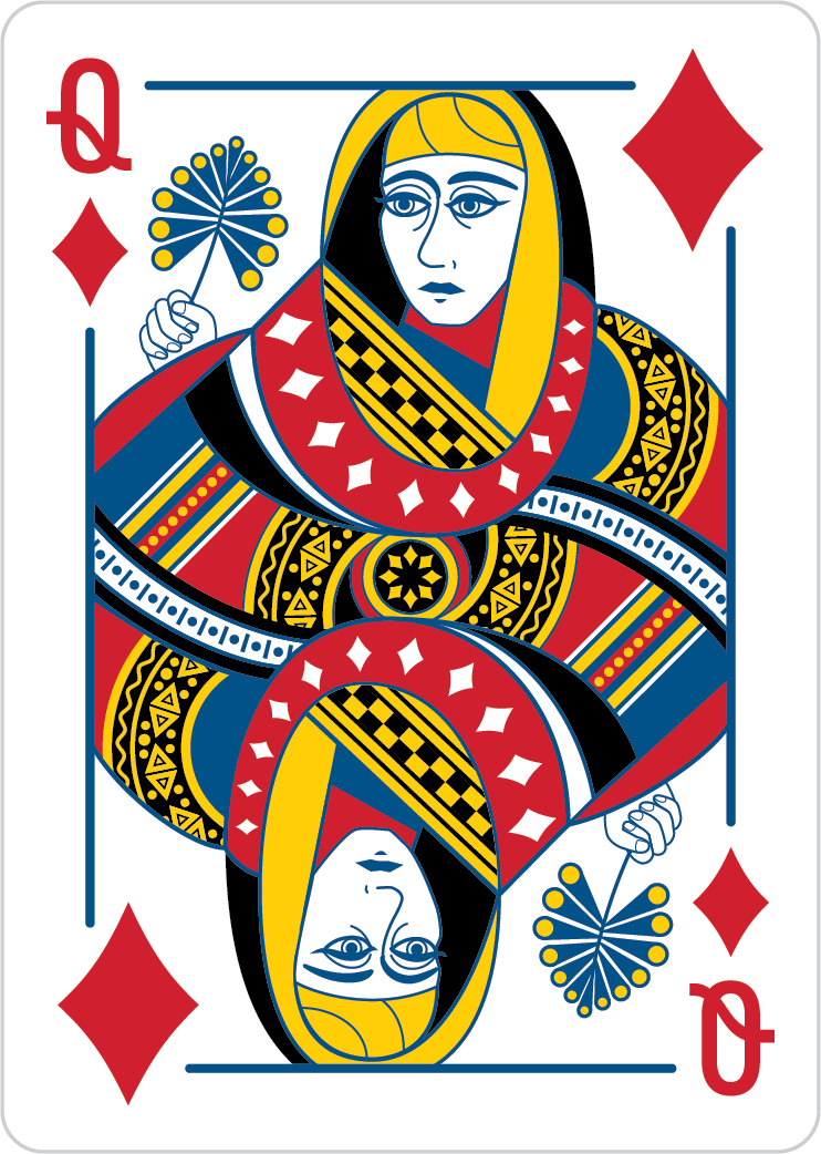 queen of diamonds card