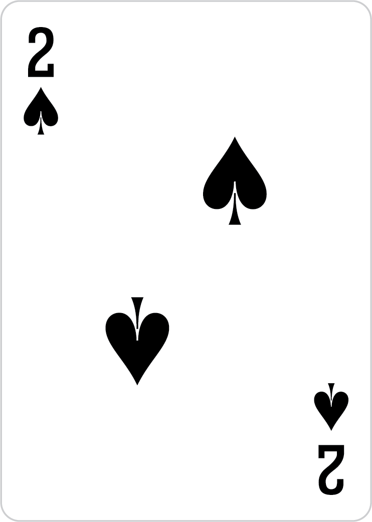 2 of spades card
