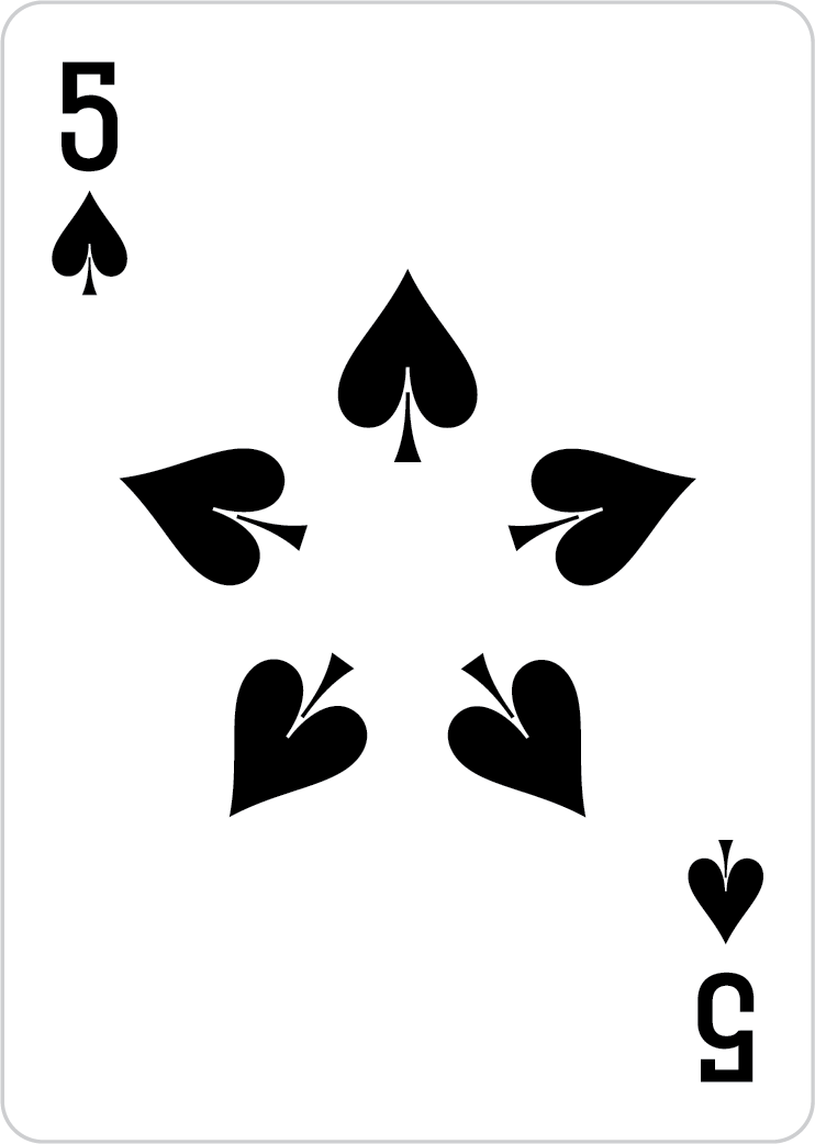 5 of spades card
