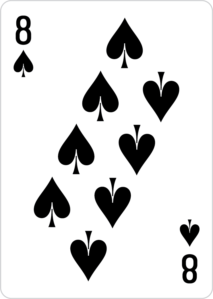 8 of spades card