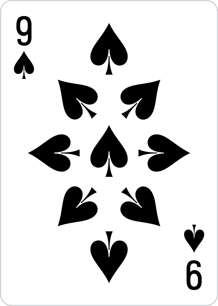 9 of spades card