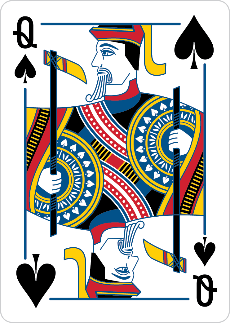 queen of spades card