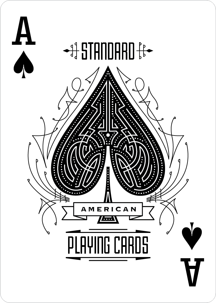 sketches of a diverse set of playing cards face cards